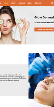 More Dermatology Website Templates